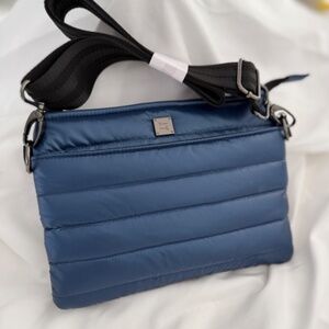 Think Roylan Azul Tuscan Blue Bum Waist & Belt Fanny Bag Travel Crossbody NWT